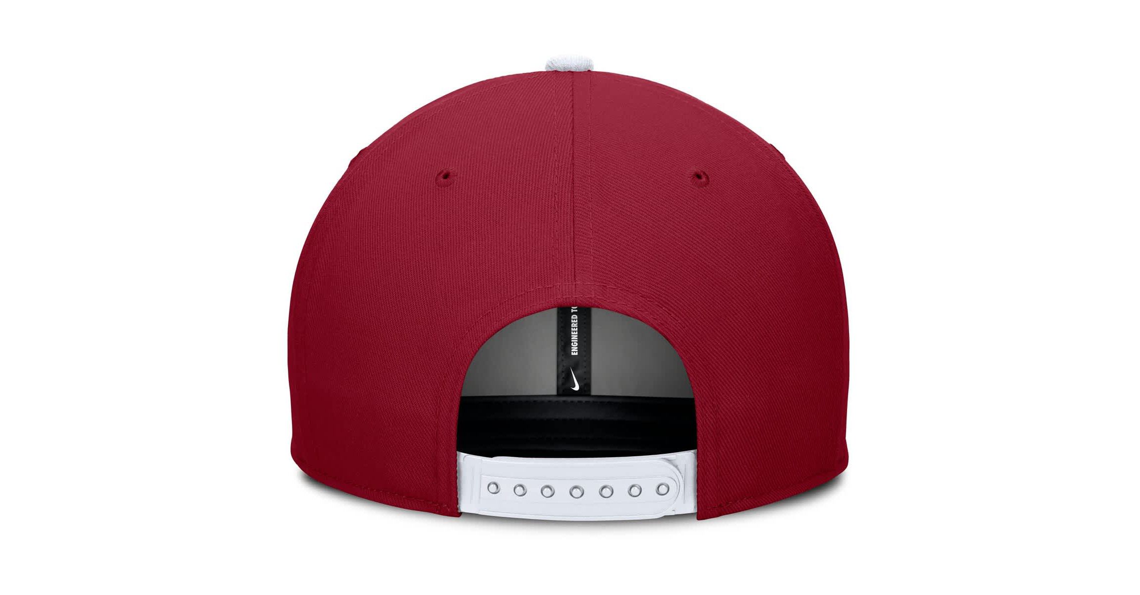 Stanford Cardinal NCAA Nike Cardinal/Cream Stanford Pro Legacy Script Snapback Hat