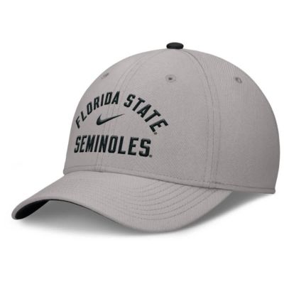 Men's NCAA Nike Florida State Seminoles Rise Prep Performance Flex Hat, Gray, Medium