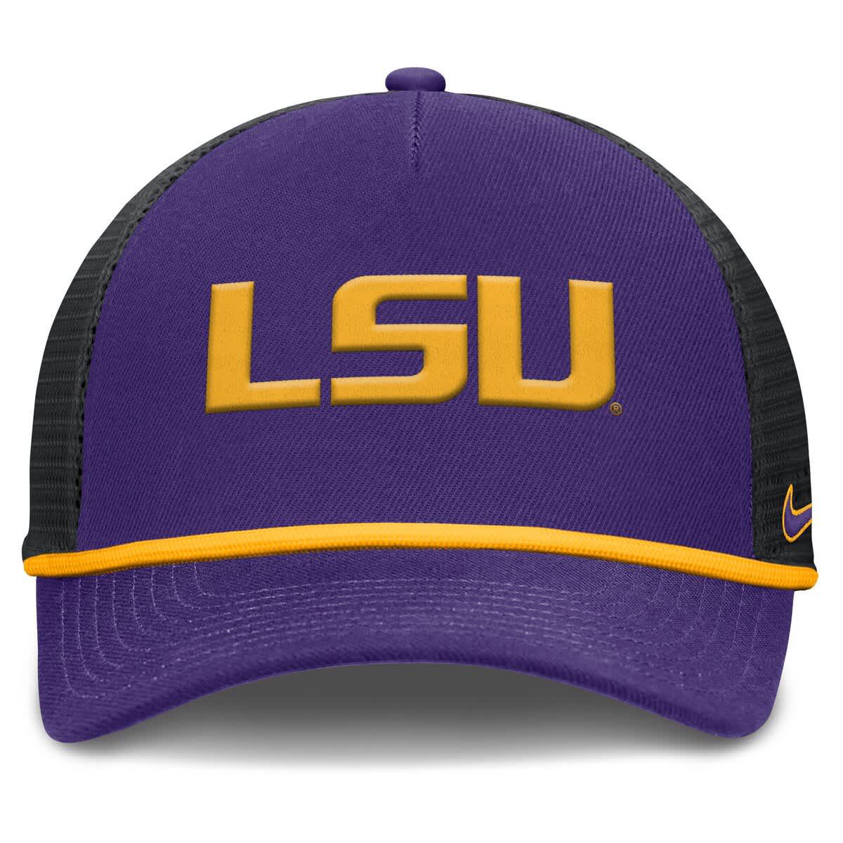 NCAA Nike LSU Tigers Rise Primetime Trucker Adjustable Hat