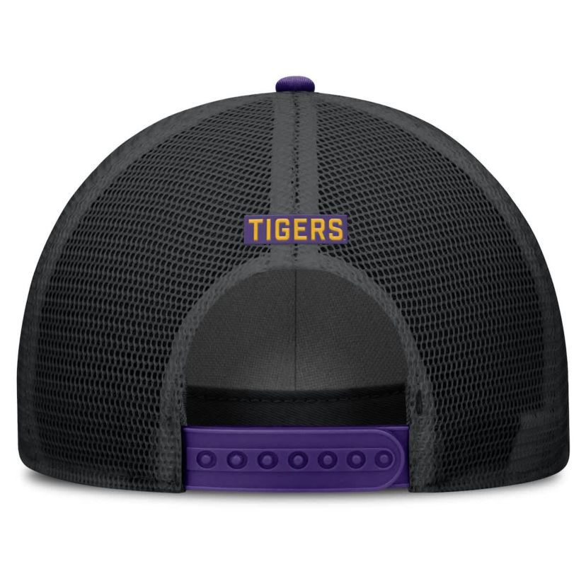 NCAA Nike LSU Tigers Rise Primetime Trucker Adjustable Hat