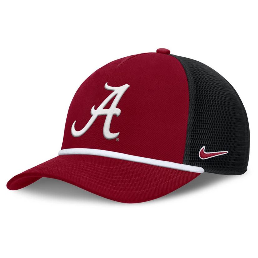 Alabama Crimson Tide NCAA Nike Alabama Tide Rise Primetime Trucker Adjustable Hat