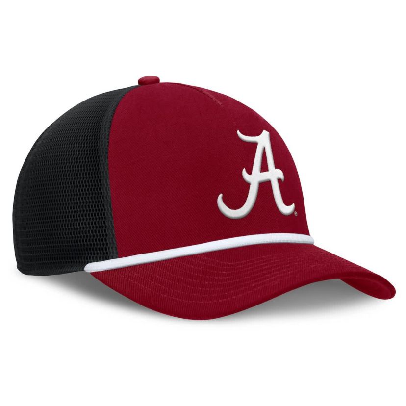 Alabama Crimson Tide NCAA Nike Alabama Tide Rise Primetime Trucker Adjustable Hat