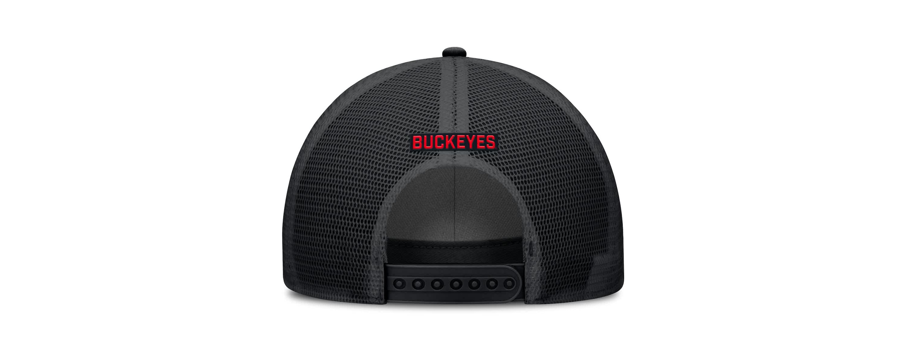 NCAA Nike Ohio State Buckeyes Rise Primetime Trucker Adjustable Hat