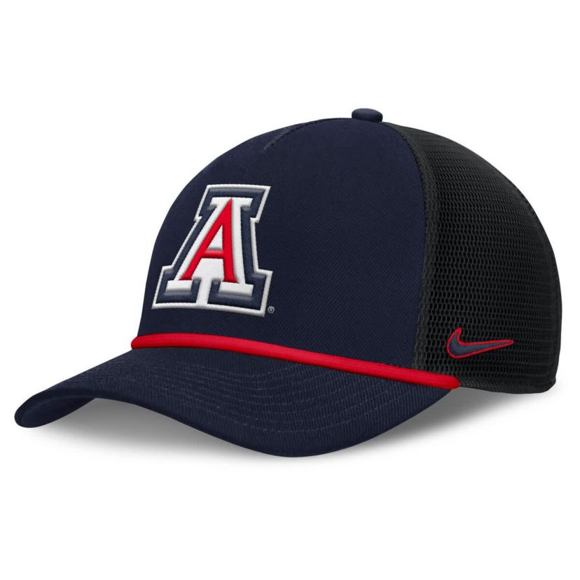NCAA Nike Arizona Wildcats Rise Primetime Trucker Adjustable Hat