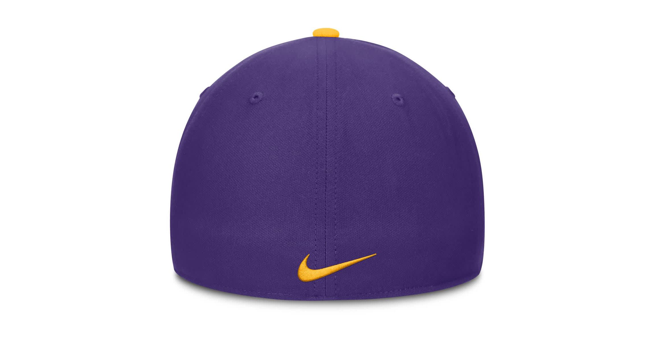 NCAA Nike Gold/Purple LSU Tigers 2025 Sideline Rise Local Performance Flex Hat
