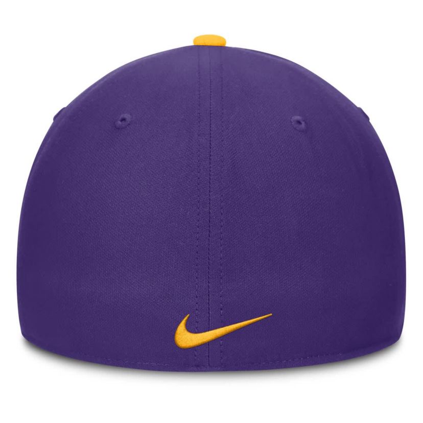 NCAA Nike Gold/Purple LSU Tigers 2025 Sideline Rise Local Performance Flex Hat