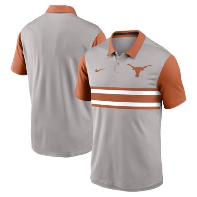 Men's NCAA Nike Gray/Texas Texas Longhorns Vapor Dri-FIT Polo, Gray, 2XL