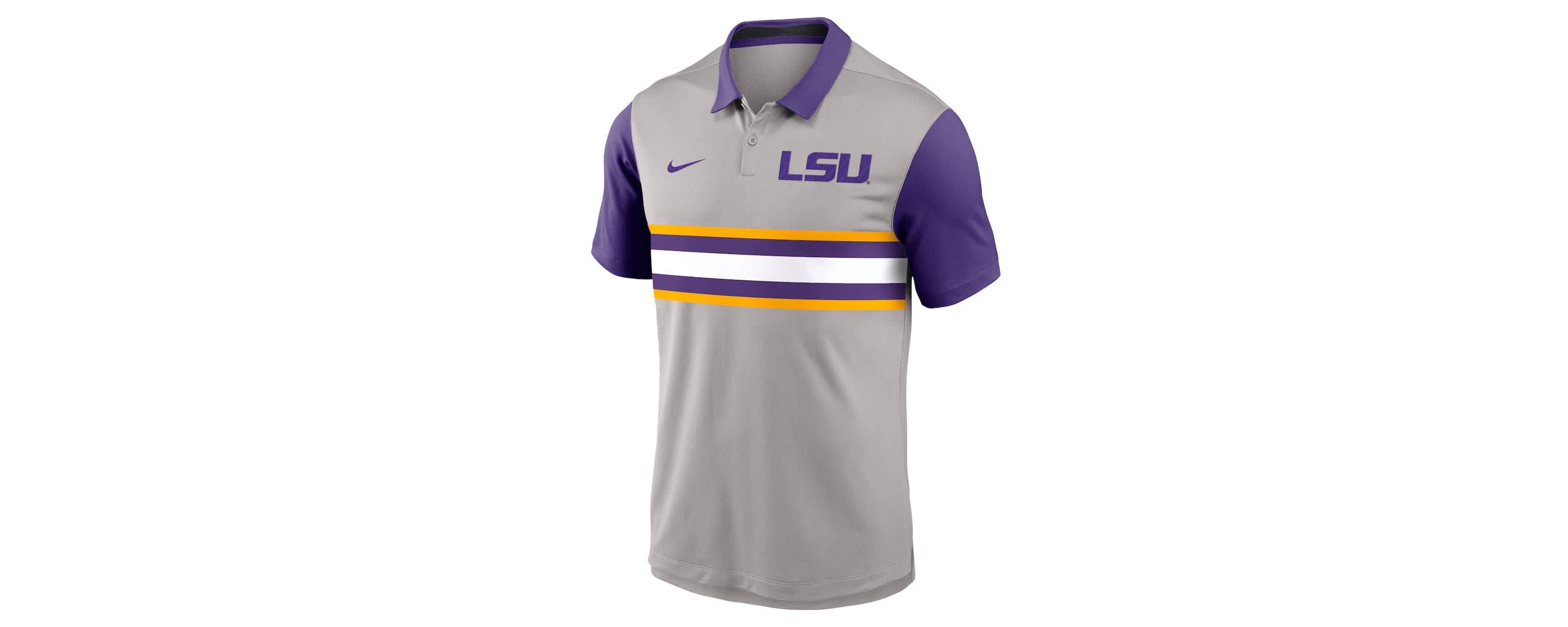 NCAA Nike LSU Tigers Vapor Dri-FIT Polo