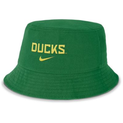Men's NCAA Nike Oregon Ducks Apex Primetime Bucket Hat, Green, Small