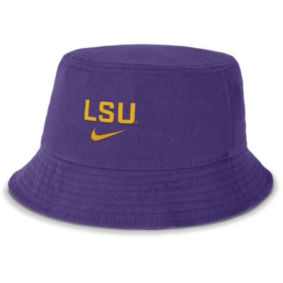Men's NCAA Nike LSU Tigers Apex Primetime Bucket Hat, Purple, Medium