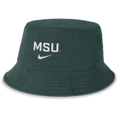 Men's NCAA Nike Michigan State Spartans Apex Primetime Bucket Hat, Green, Large