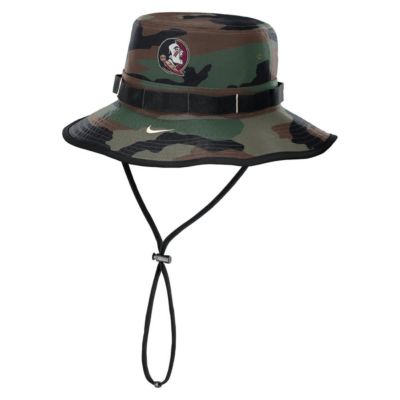 Men's NCAA Nike Florida State Seminoles 2025 Military Appreciation Boonie Dri-FIT Bucket Hat, Large