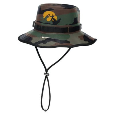 Men's NCAA Nike Iowa Hawkeyes 2025 Military Appreciation Boonie Dri-FIT Bucket Hat, Large