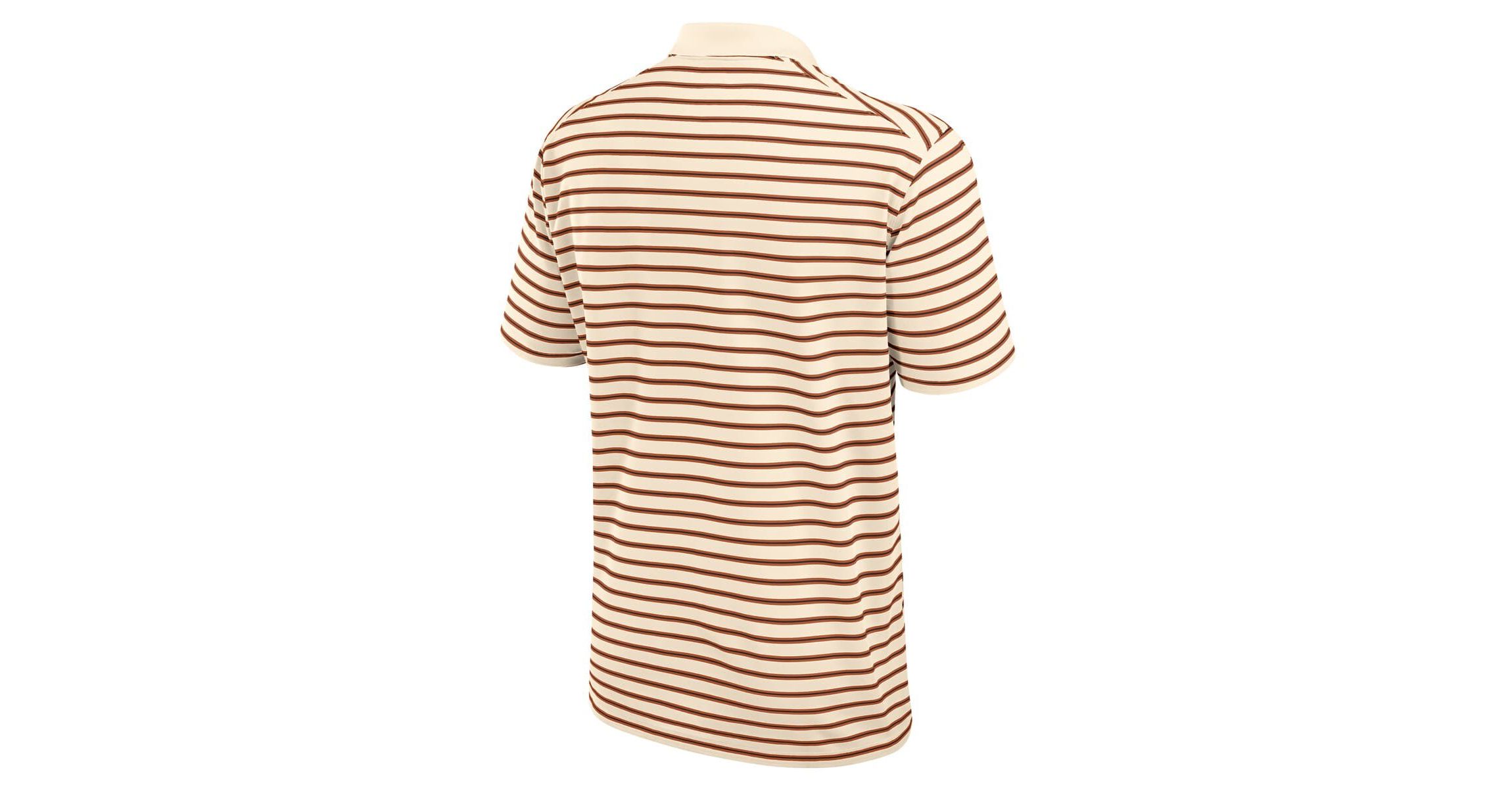 NCAA Nike Texas Longhorns Primary Logo Striped Dri-FIT Polo