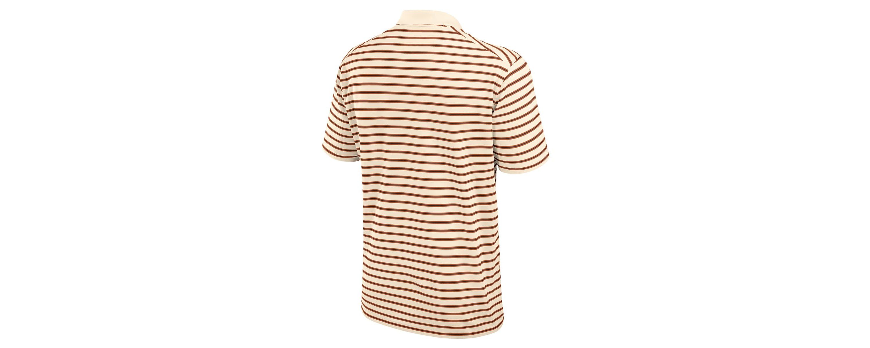 NCAA Nike Texas Longhorns Primary Logo Striped Dri-FIT Polo