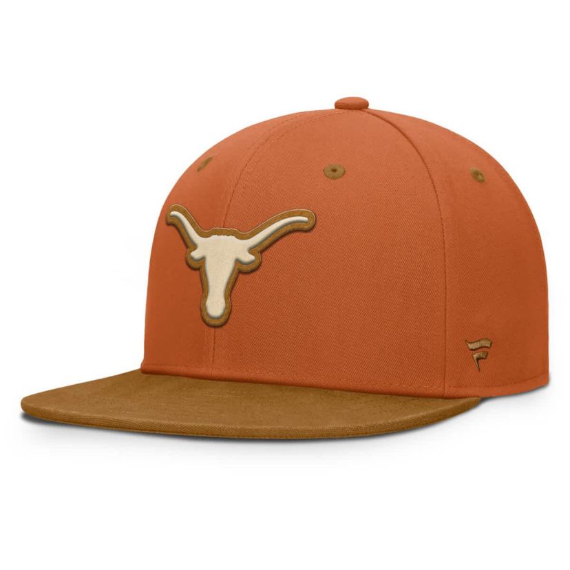 NCAA Fanatics Texas Orange/Brown Texas Longhorns NoBo Fitted Hat