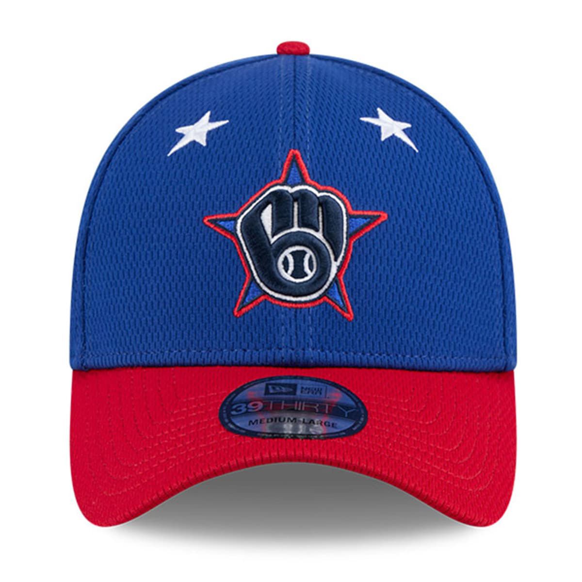 New Era MLB Blue/Red Milwaukee Brewers 2025 MLB All-Star Game Workout ...