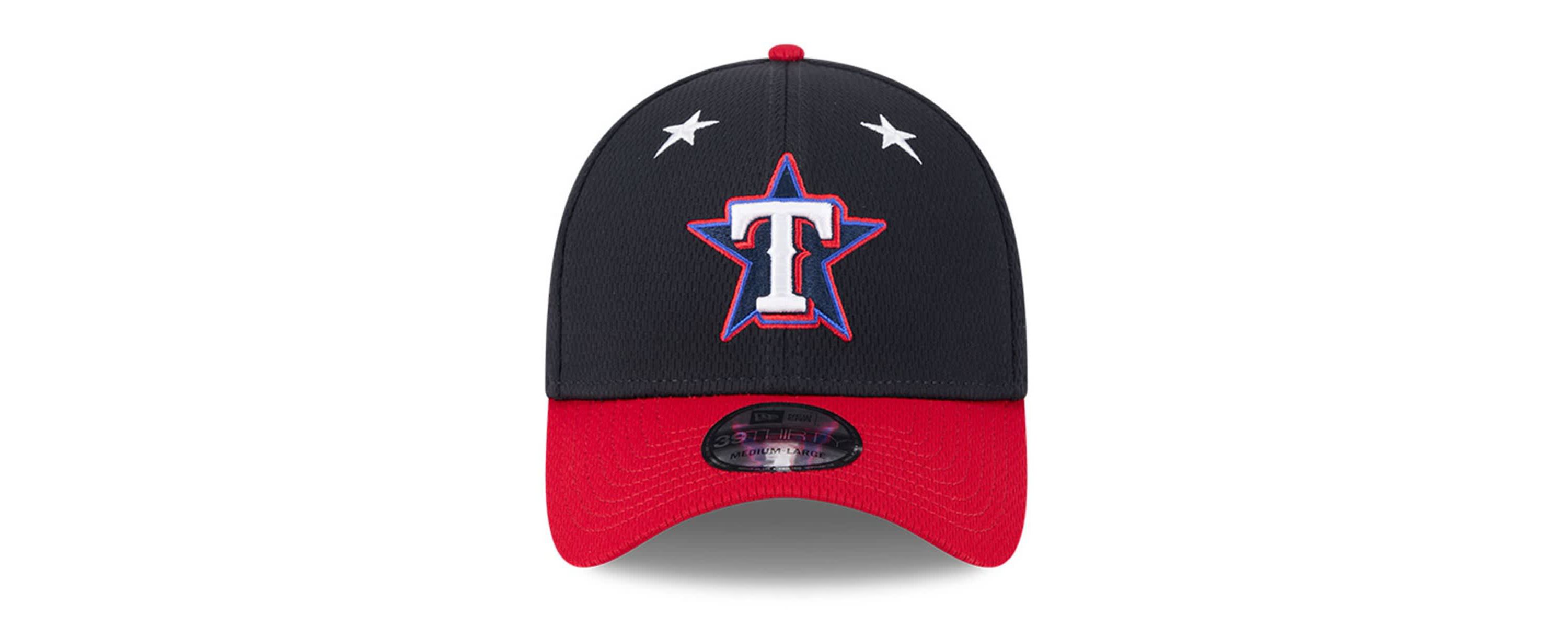 MLB Navy/Red Texas Rangers 2025 MLB All-Star Game Workout 39THIRTY Flex Hat