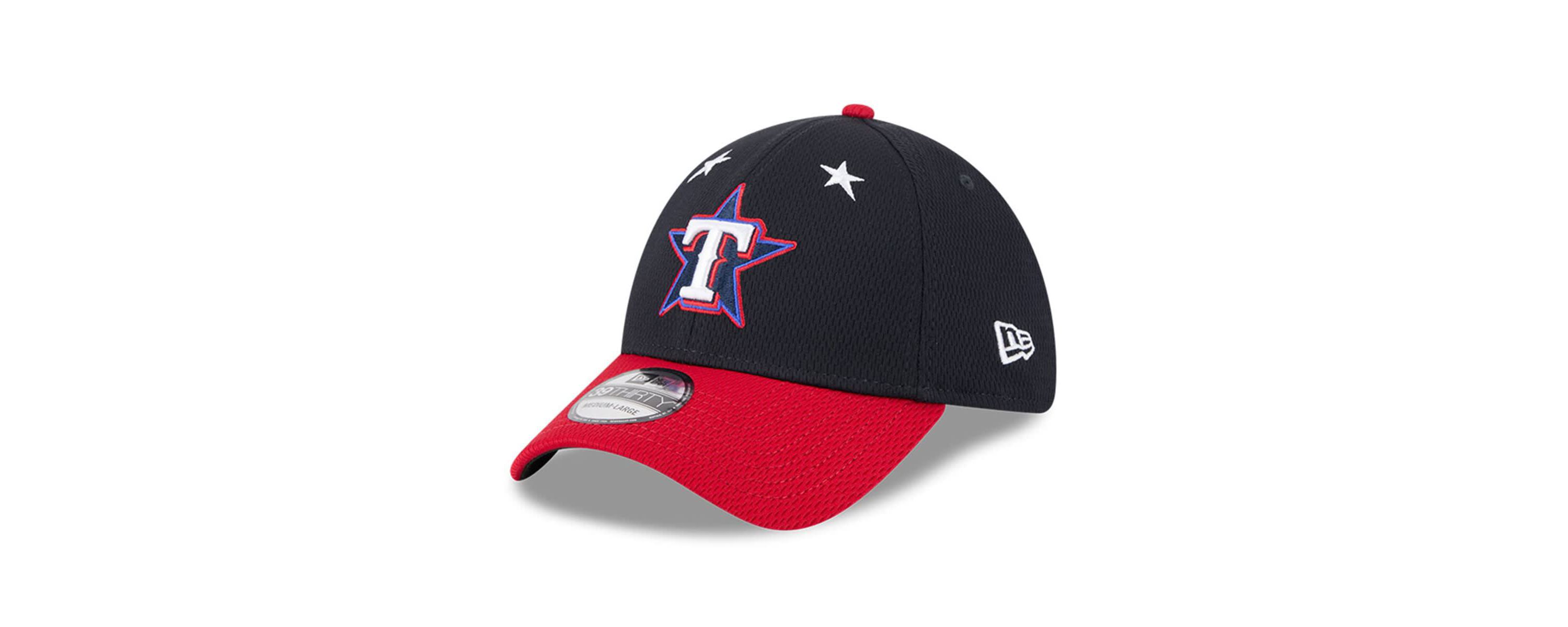 MLB Navy/Red Texas Rangers 2025 MLB All-Star Game Workout 39THIRTY Flex Hat