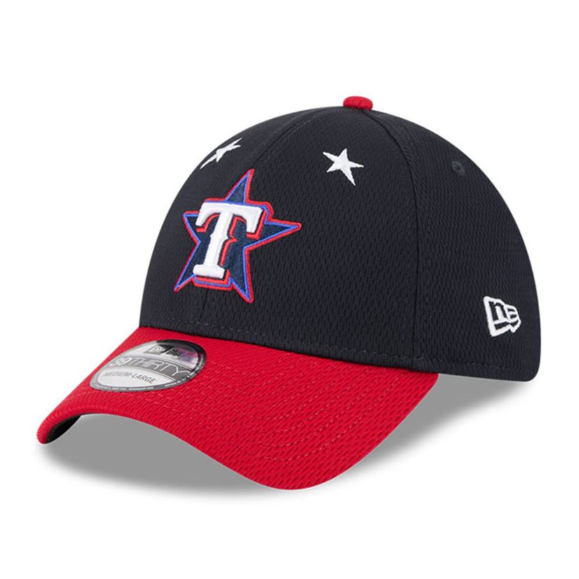 MLB Navy/Red Texas Rangers 2025 MLB All-Star Game Workout 39THIRTY Flex Hat