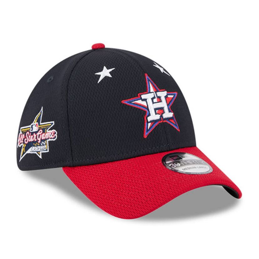 MLB Navy/Red Houston Astros 2025 MLB All-Star Game Workout 39THIRTY Flex Hat