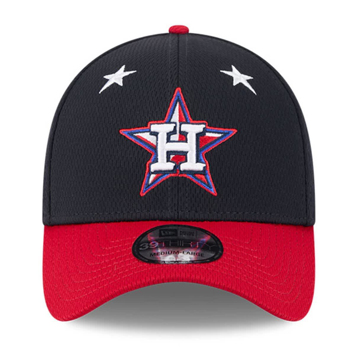 MLB Navy/Red Houston Astros 2025 MLB All-Star Game Workout 39THIRTY Flex Hat
