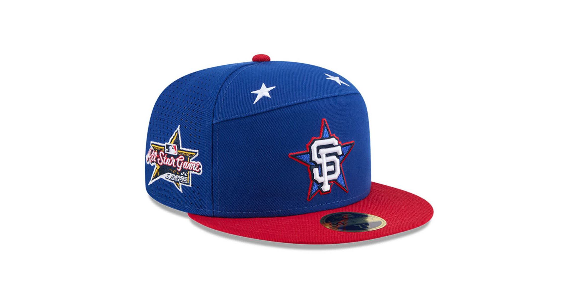 MLB Blue/Red San Francisco Giants 2025 MLB All-Star Game Workout Side Patch 59FIFTY Fitted Hat