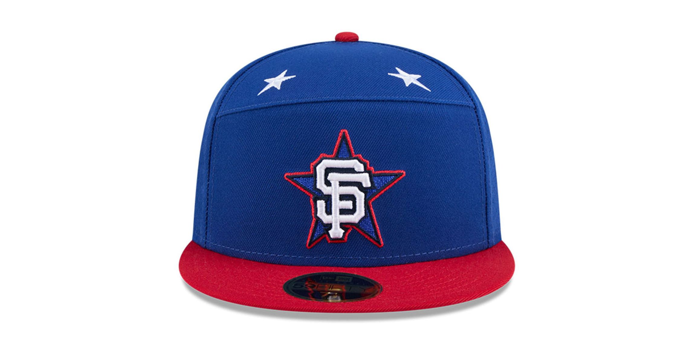 MLB Blue/Red San Francisco Giants 2025 MLB All-Star Game Workout Side Patch 59FIFTY Fitted Hat