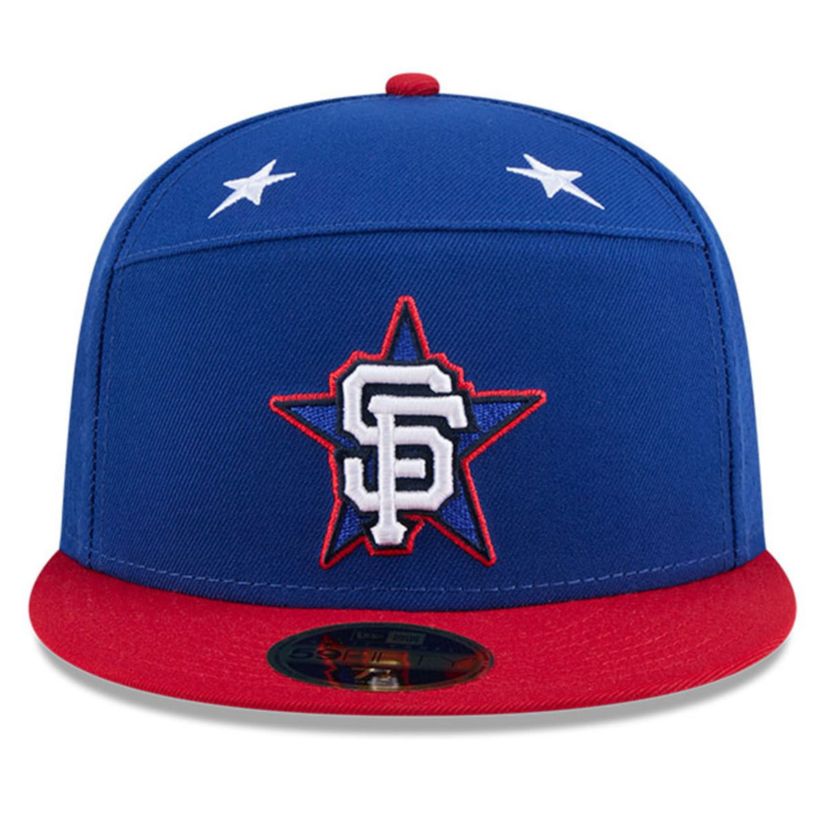 MLB Blue/Red San Francisco Giants 2025 MLB All-Star Game Workout Side Patch 59FIFTY Fitted Hat