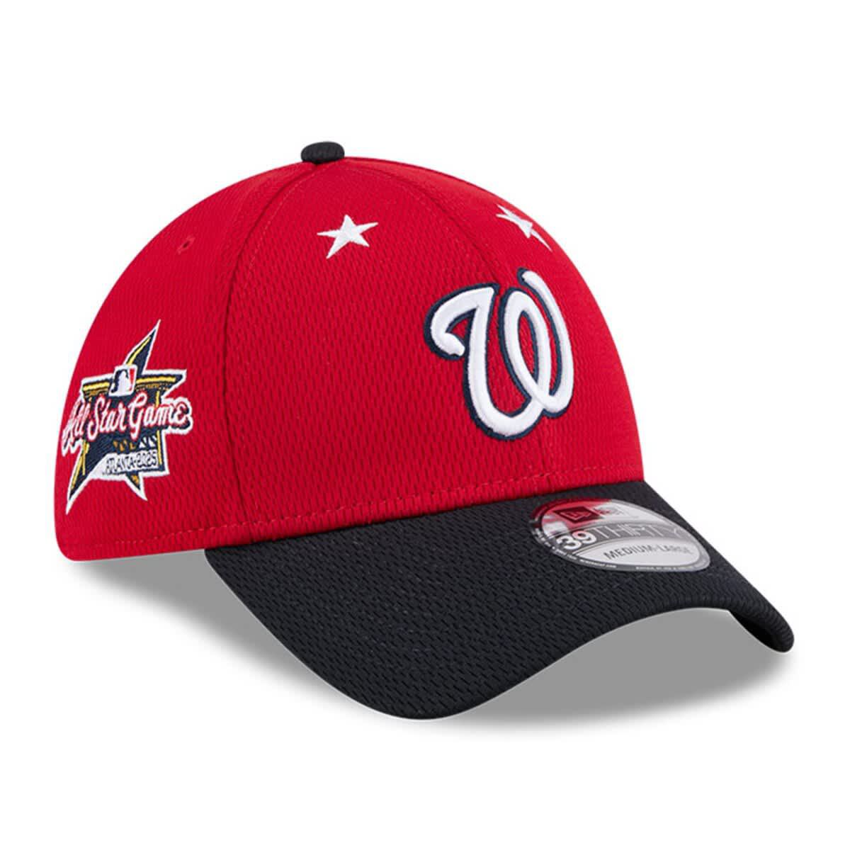 MLB Red/Navy Washington Nationals 2025 MLB All-Star Game 39THIRTY Flex Hat