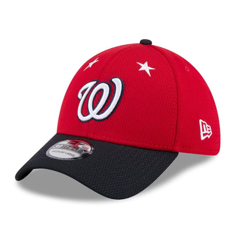 MLB Red/Navy Washington Nationals 2025 MLB All-Star Game 39THIRTY Flex Hat