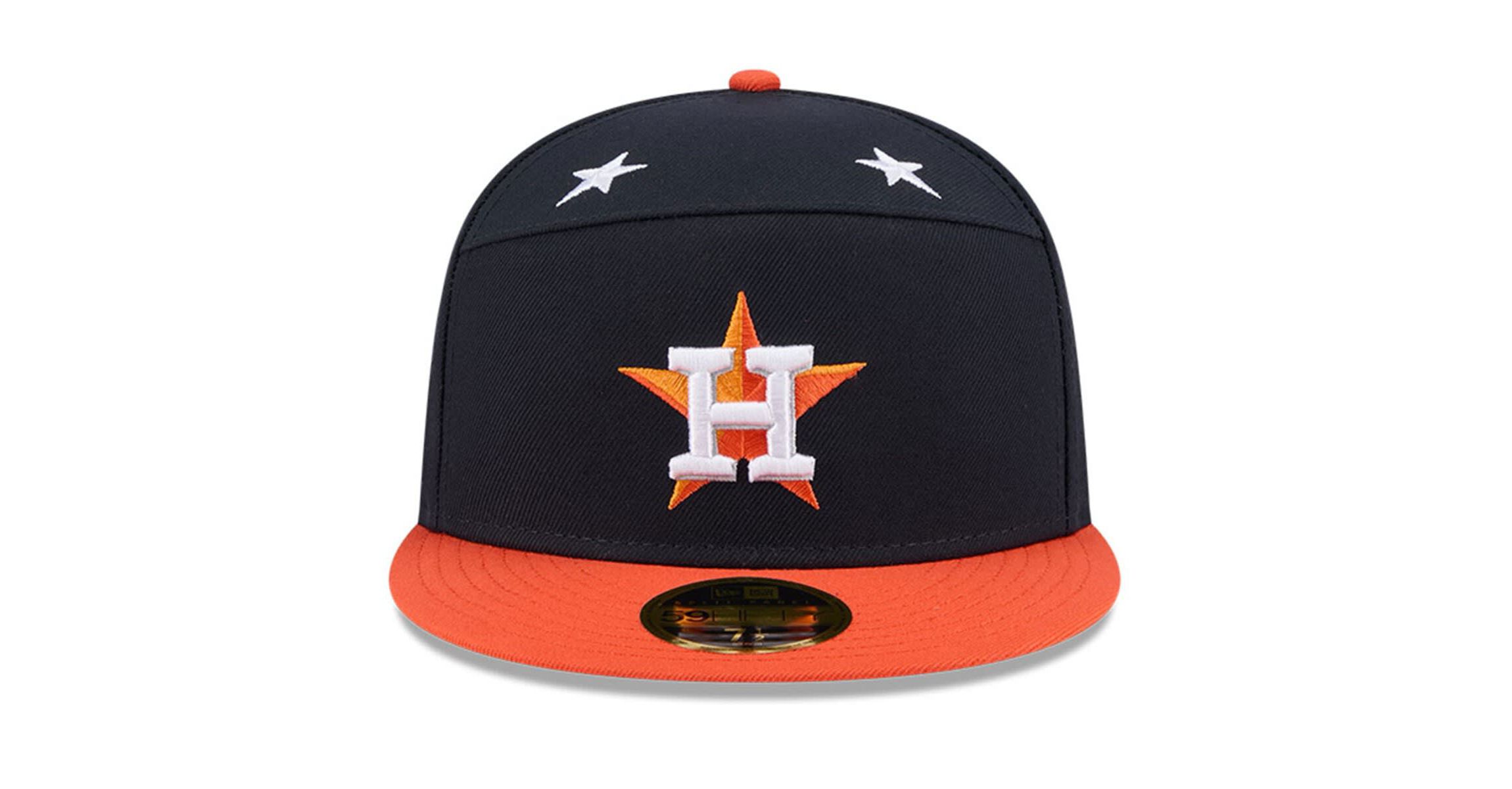 MLB Navy/Orange Houston Astros 2025 MLB All-Star Game Side Patch 59FIFTY Fitted Hat