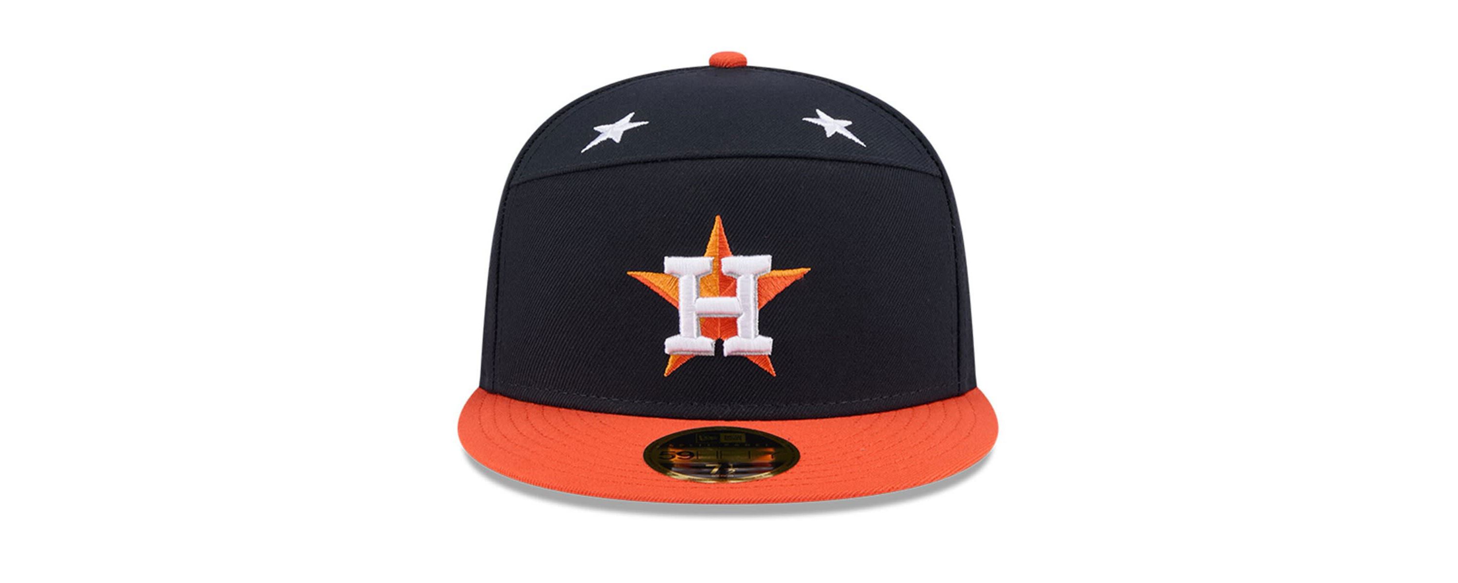 MLB Navy/Orange Houston Astros 2025 MLB All-Star Game Side Patch 59FIFTY Fitted Hat