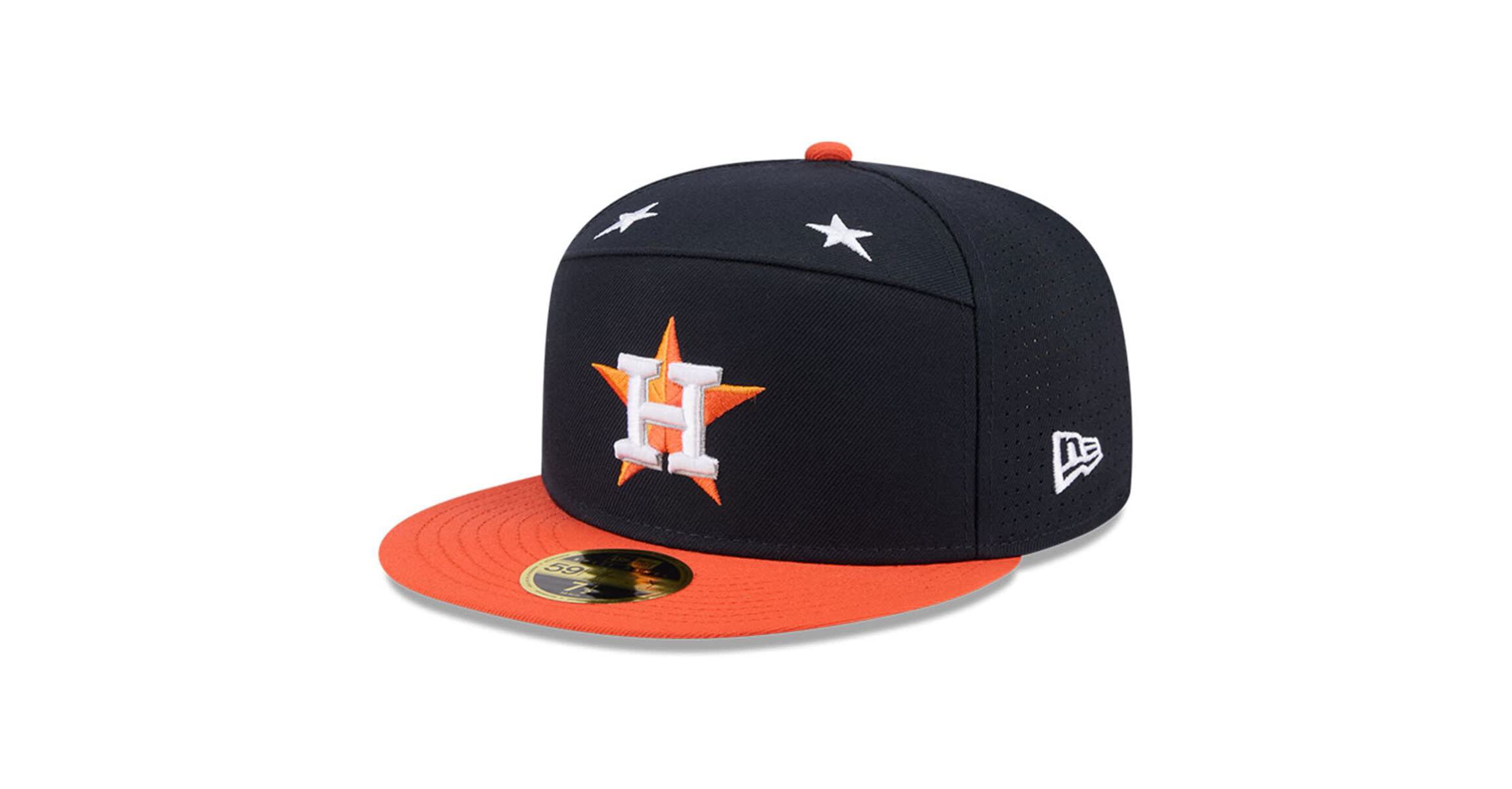 MLB Navy/Orange Houston Astros 2025 MLB All-Star Game Side Patch 59FIFTY Fitted Hat