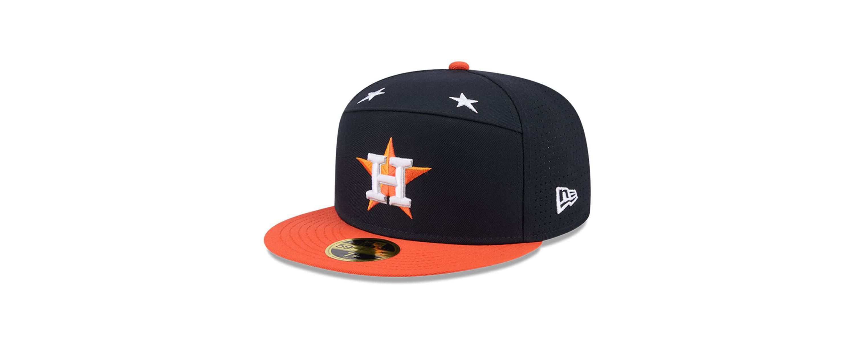 MLB Navy/Orange Houston Astros 2025 MLB All-Star Game Side Patch 59FIFTY Fitted Hat