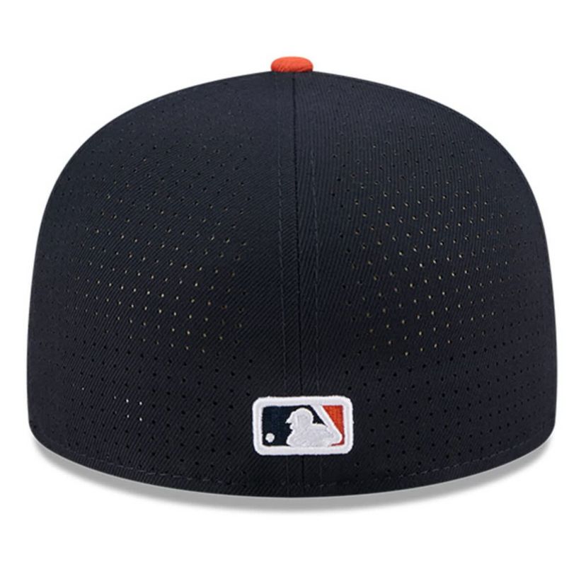 MLB Navy/Orange Houston Astros 2025 MLB All-Star Game Side Patch 59FIFTY Fitted Hat