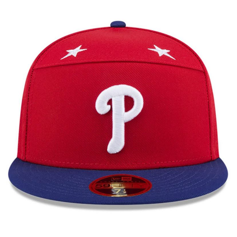 MLB Red/Royal Philadelphia Phillies 2025 MLB All-Star Game Side Patch 59FIFTY Fitted Hat