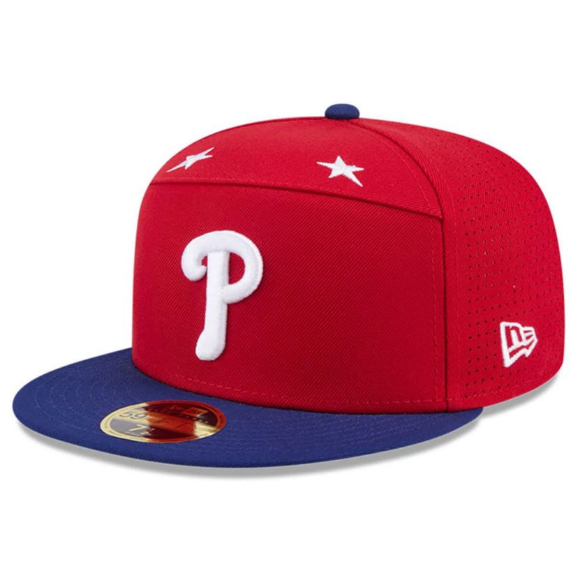 MLB Red/Royal Philadelphia Phillies 2025 MLB All-Star Game Side Patch 59FIFTY Fitted Hat