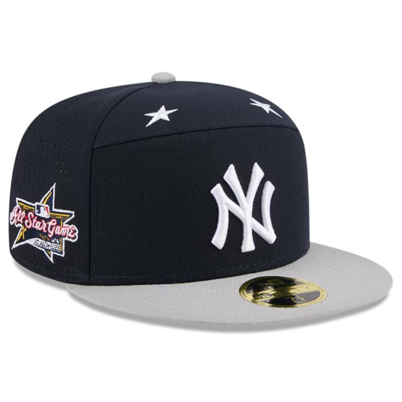 MLB Navy/Gray New York Yankees 2025 MLB All-Star Game Side Patch 59FIFTY Fitted Hat