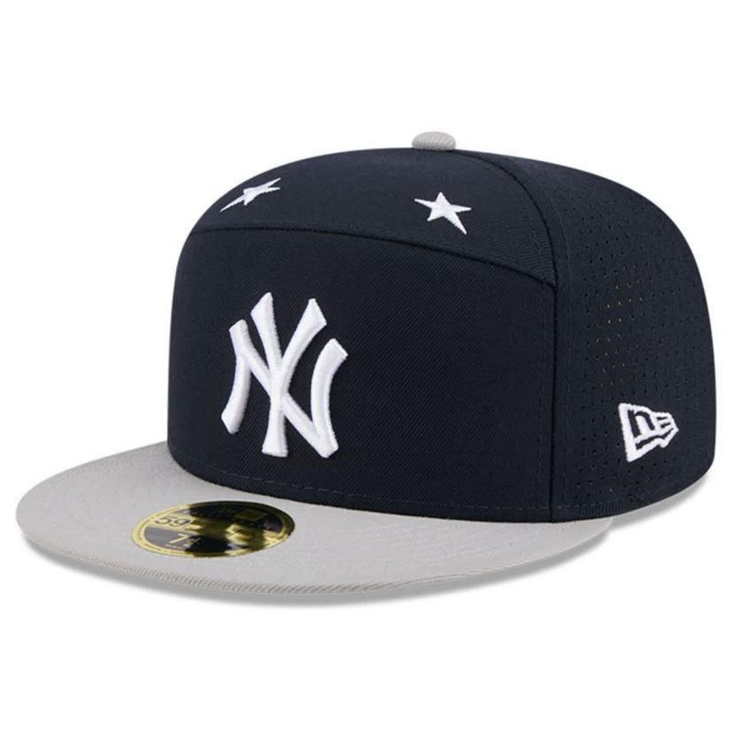 MLB Navy/Gray New York Yankees 2025 MLB All-Star Game Side Patch 59FIFTY Fitted Hat