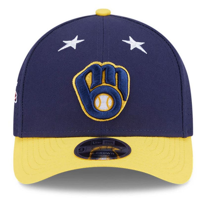 MLB Navy/Gold Milwaukee Brewers 2025 MLB All-Star Game 9FORTY M-Crown Adjustable Hat
