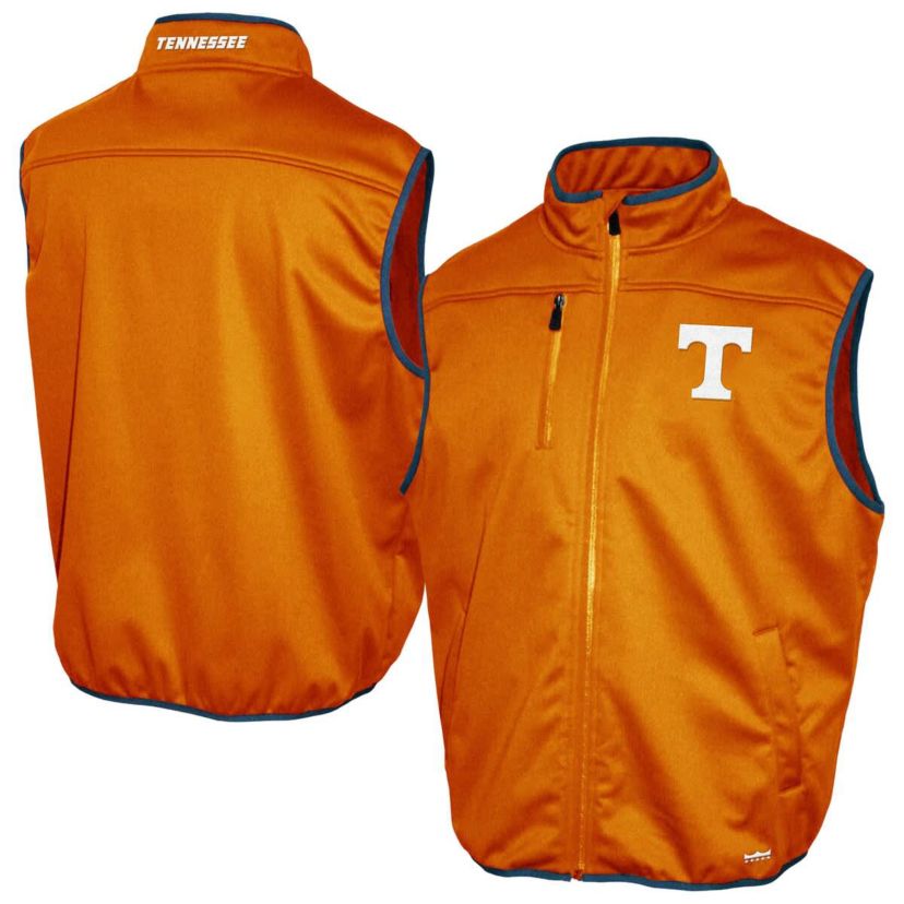 NCAA Franchise Club Tennessee Tennessee Volunteers Softshell Full-Zip Vest
