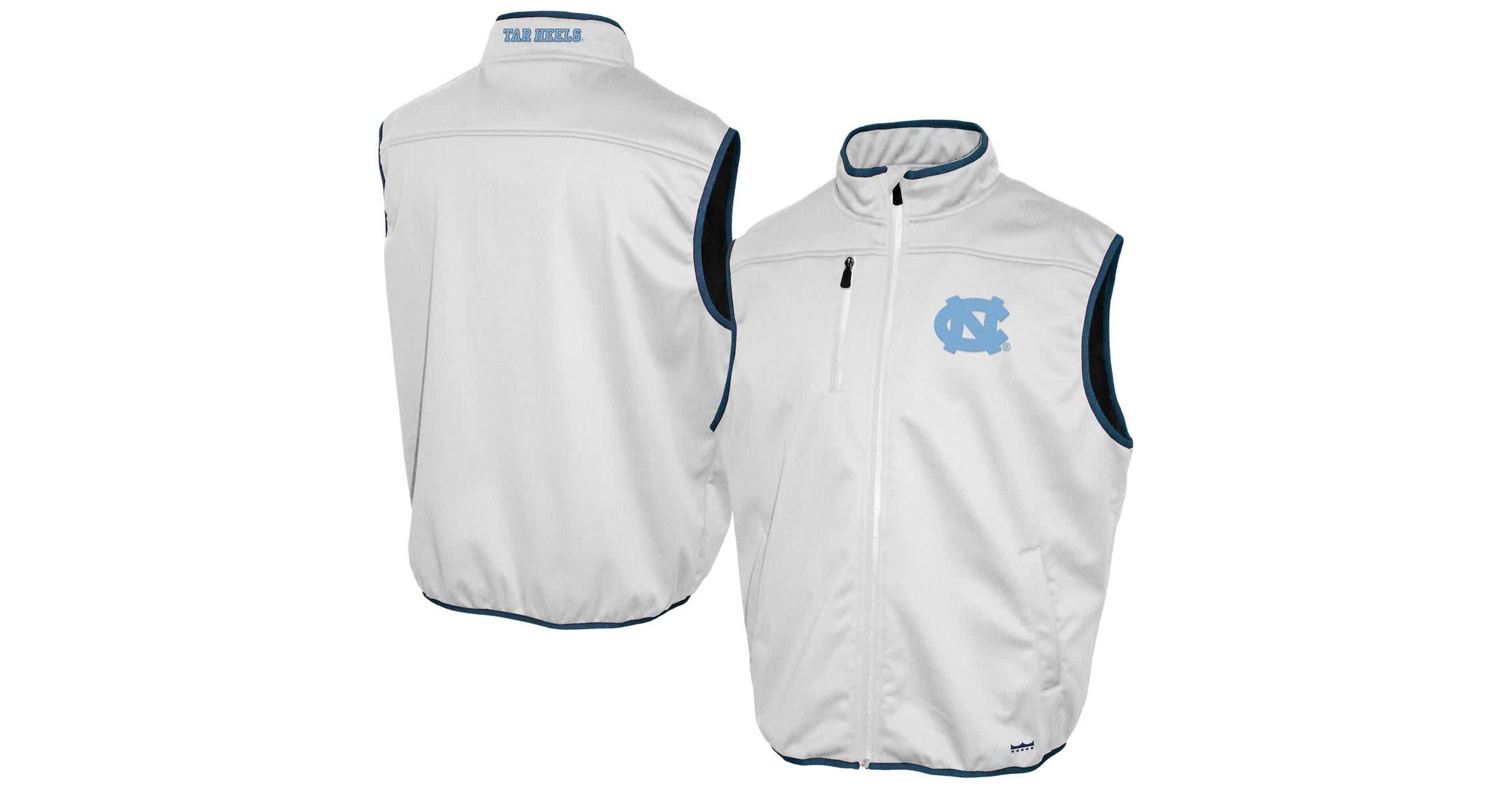 NCAA Franchise Club North Carolina Tar Heels Softshell Full-Zip Vest
