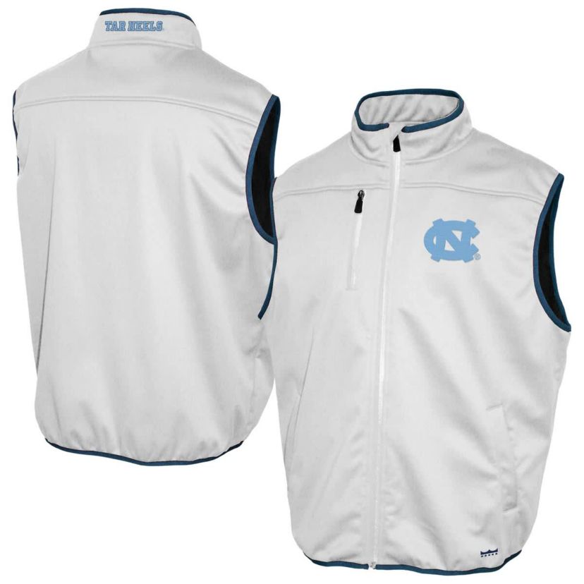 NCAA Franchise Club North Carolina Tar Heels Softshell Full-Zip Vest