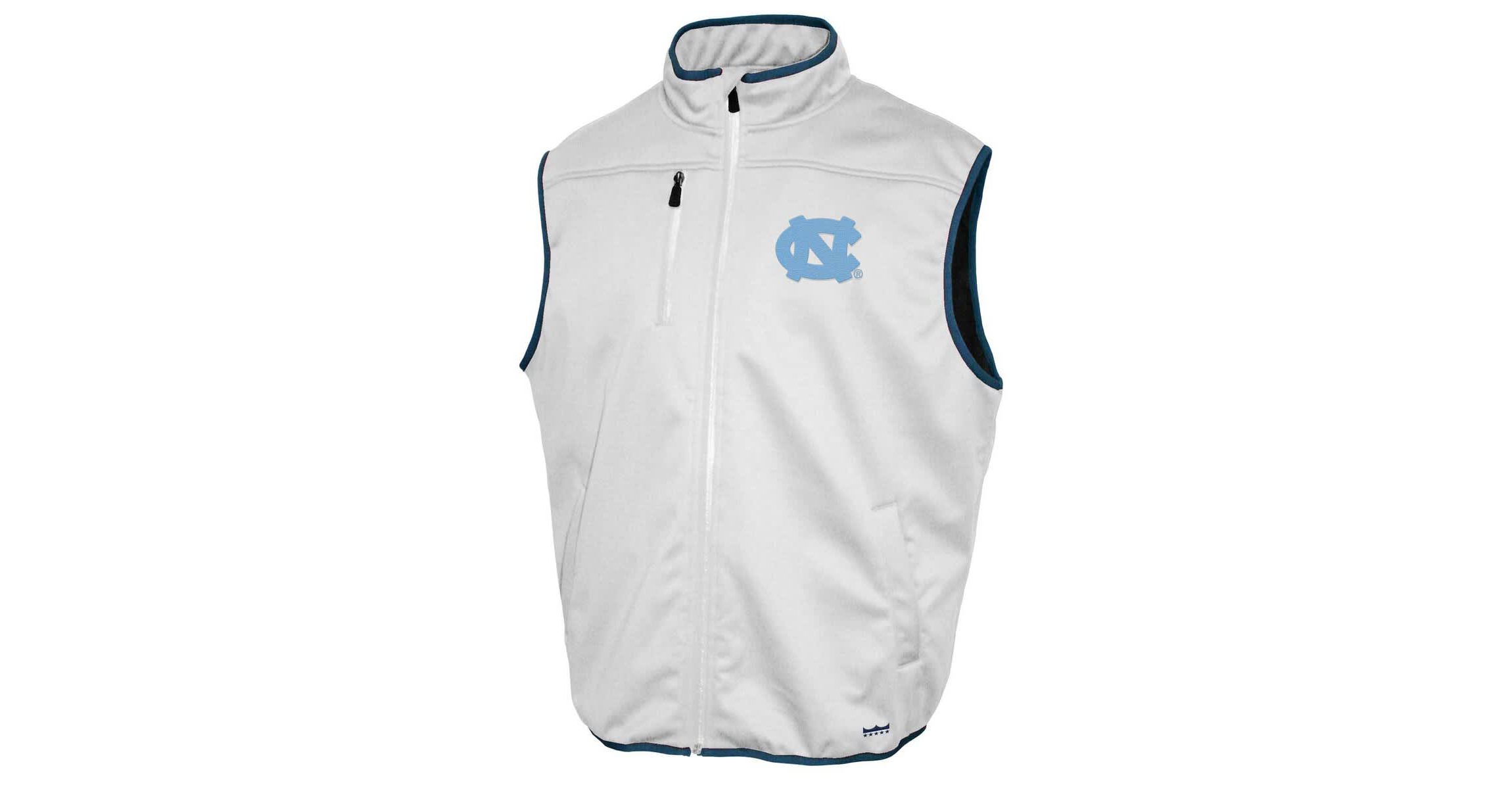 NCAA Franchise Club North Carolina Tar Heels Softshell Full-Zip Vest