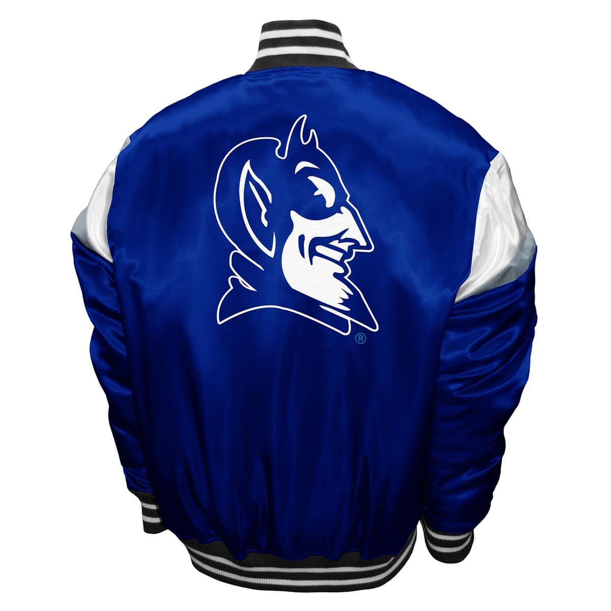 Duke Blue Devils NCAA Franchise Club Duke Devils Power Satin Full-Snap Jacket