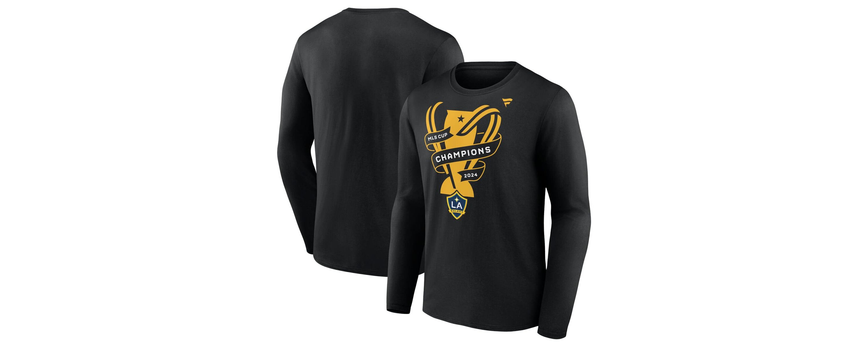 MLS Fanatics LA Galaxy 2024 MLS Cup s Locker Room Long Sleeve T-Shirt