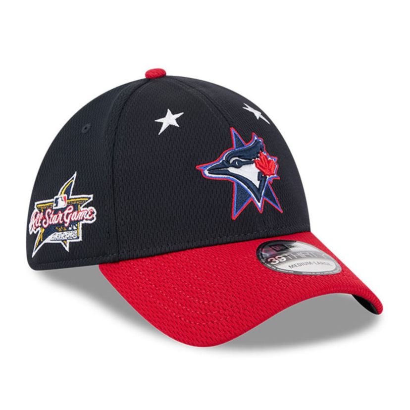 Toronto Blue Jays MLB Navy/Red Toronto Jays 2025 MLB All-Star Game Workout 39THIRTY Flex Hat