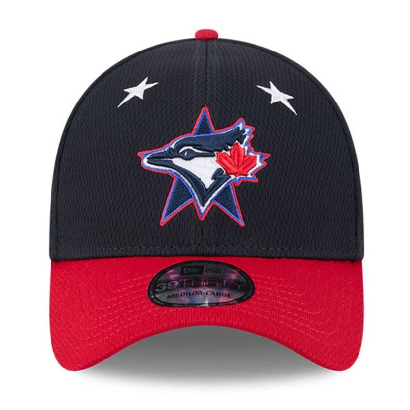 Toronto Blue Jays MLB Navy/Red Toronto Jays 2025 MLB All-Star Game Workout 39THIRTY Flex Hat