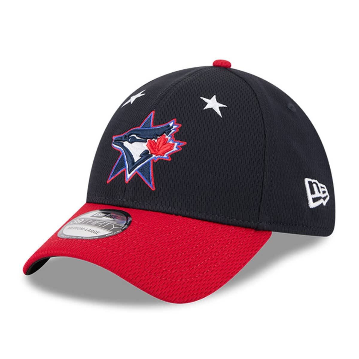 Toronto Blue Jays MLB Navy/Red Toronto Jays 2025 MLB All-Star Game Workout 39THIRTY Flex Hat